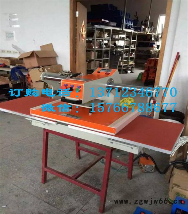 **新款烫花机40X40CM单工位气动烫画机 工作服压烫图3