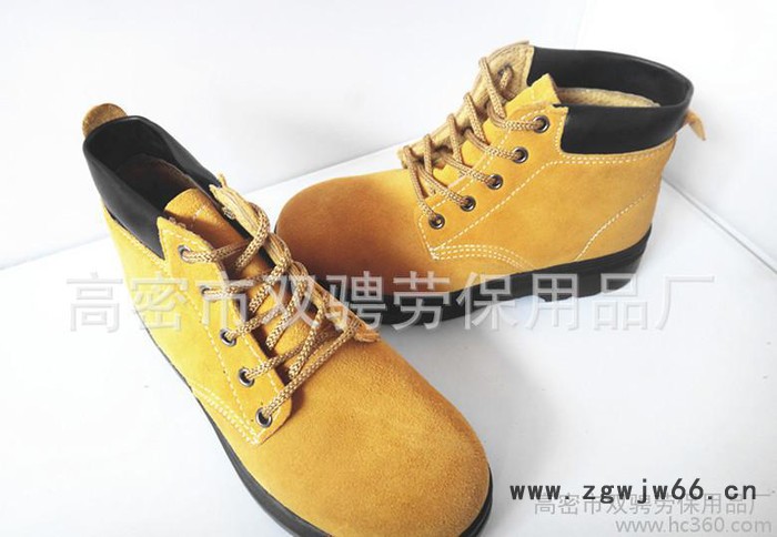 厂家双骋017反绒毛翻毛牛皮劳保鞋 防砸安全鞋 工作鞋图3