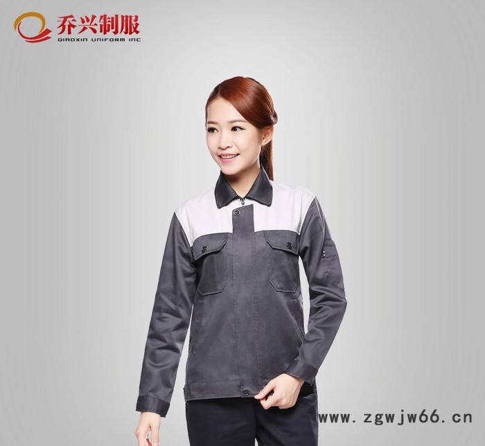 青岛 工作服 春秋工作服 车间套装劳保工作服 特价图2