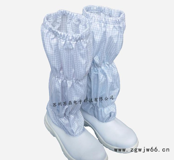 定制防静电防砸钢包头无尘洁净安全鞋防尘防护靴图2