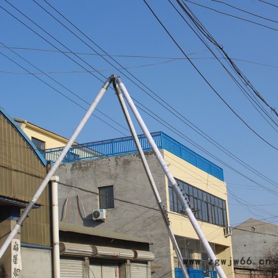 【四方工具】人字立杆机 三脚架竖杆机 三角架立杆机 铝合金三脚架立杆器