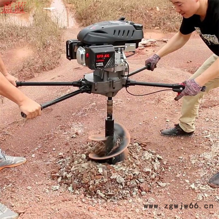 立柱电线杆挖坑机 三脚架挖坑机 小型便携式挖坑机图3