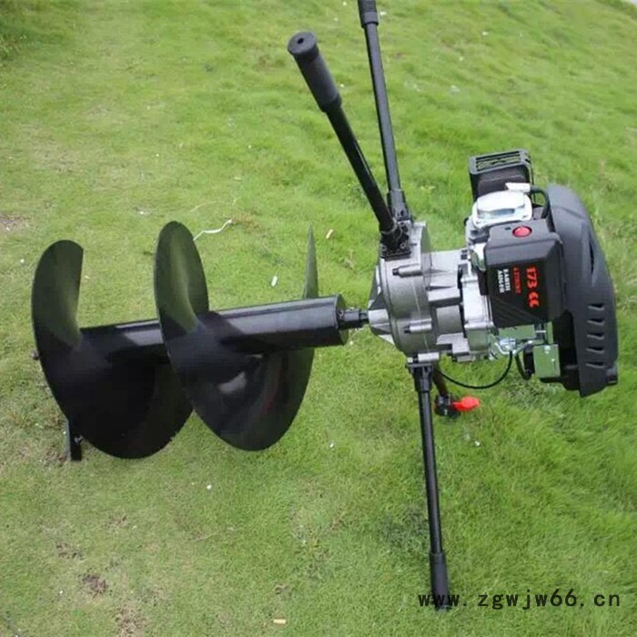 立柱电线杆挖坑机 三脚架挖坑机 小型便携式挖坑机图2