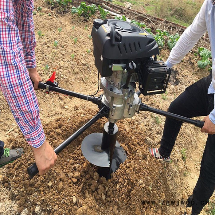 立柱电线杆挖坑机 三脚架挖坑机 小型便携式挖坑机图8