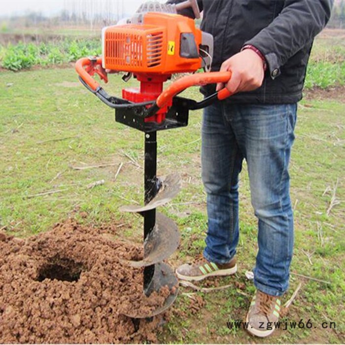 立柱电线杆挖坑机 三脚架挖坑机 小型便携式挖坑机图7