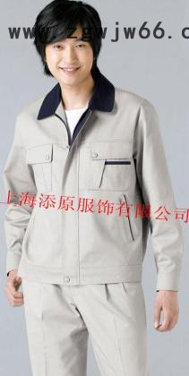 供应添原冬季全棉工作服 工作服批发图3