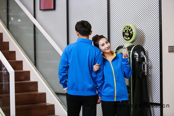 撞色韩版立领卫衣7色克重360g卫衣班服印LOGO秋冬卫衣休闲工装工作服卫衣定做_套头卫衣定做_连帽卫衣定做_拉链卫衣定图3