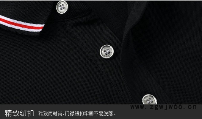 polo衫定制工作服t恤，夏季涤棉文化衫，翻领短袖广告衫图4