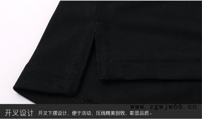 polo衫定制工作服t恤，夏季涤棉文化衫，翻领短袖广告衫