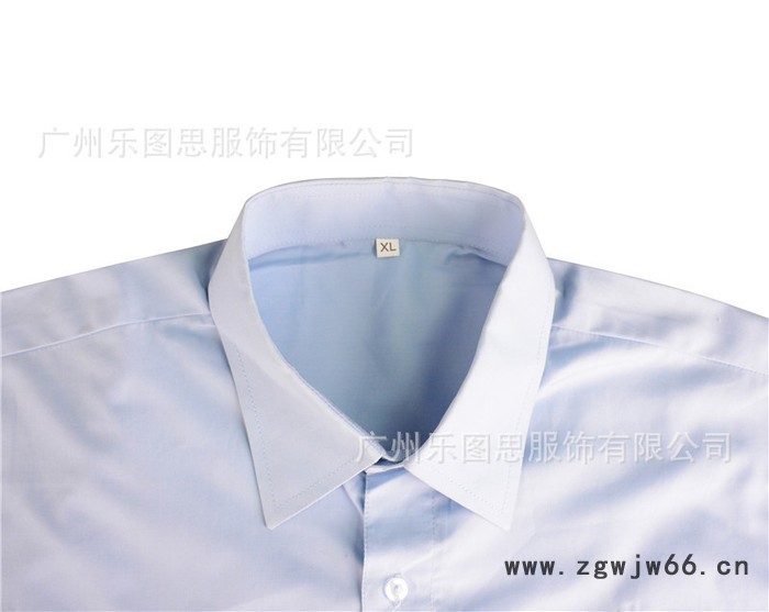 乐图思夏季短袖衬衫工作服   工厂车间门店单位上班服装图3