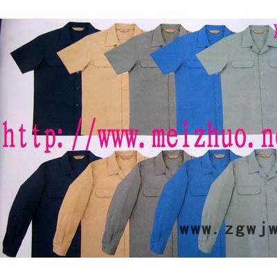 工作服定做　上海工作服　松江工作服　长短袖工作服
