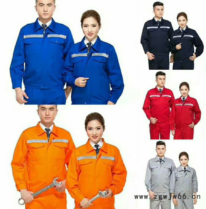 劳保工作服   工作服厂家   批发工作服 涤棉反光工作服图3