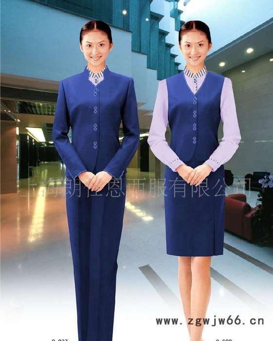 【工作服】【专业订做工作服 上海工作服】条纹西装 团体定制图3