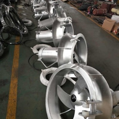 锦田BGJ0.55/4-220-1400 污水池搅拌机 污水厂推流器 搅拌机不锈钢 三脚架搅拌机 污水池推流