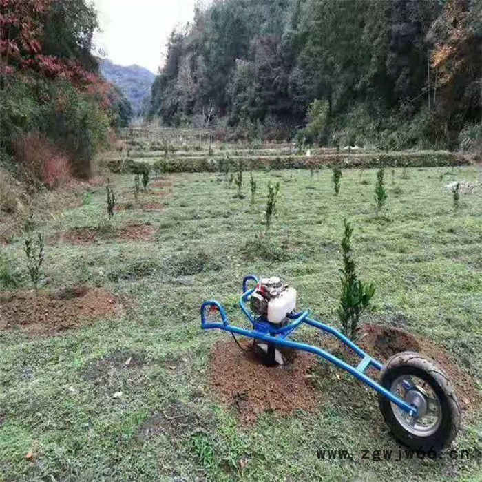 三脚架加宽钻头手提挖坑机 大马力园林植树机 树苗种植钻坑机图3