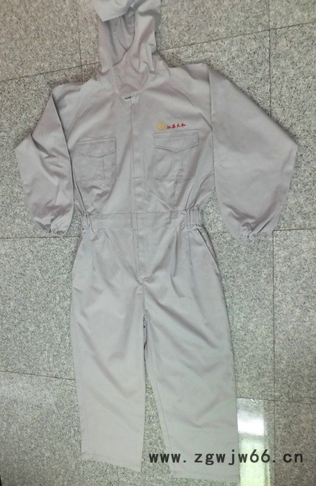 供应洲之枫牌连体工作服 制服 劳保服 防静电工作服图2