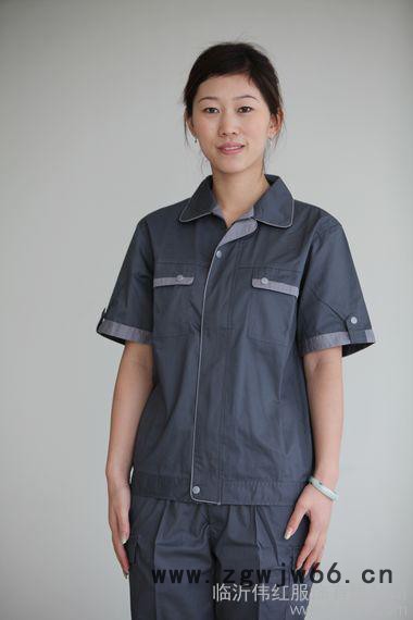 供应伟红服饰175/88临沂工厂工作服 临沂劳保服 淄博工厂制服 滨州劳保服装 东营工厂工作服订做加工图2