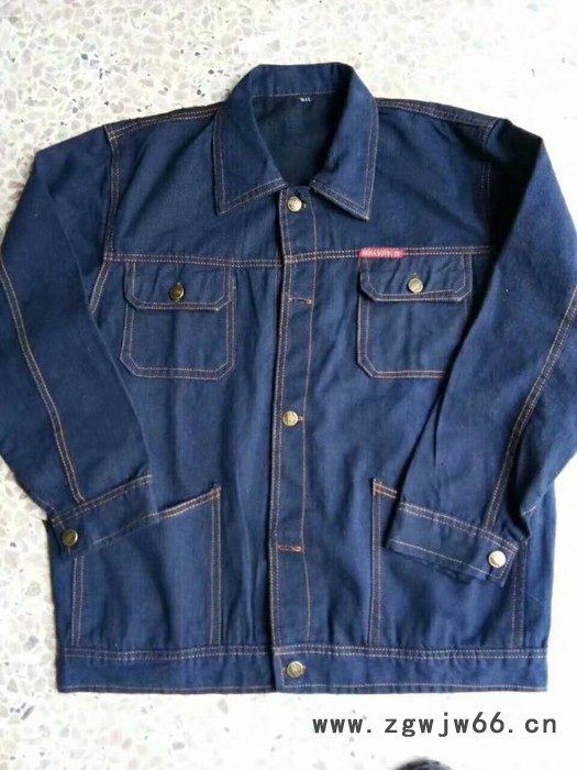 工作服厂家  批发工作服    可来样订做  牛仔工作服图3