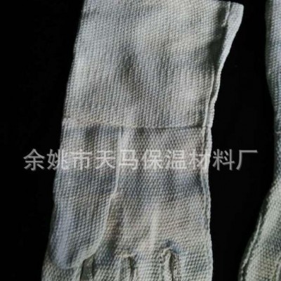 定做  各尺寸 耐高温石棉手套 分指并指 劳保石棉手套 消防手套