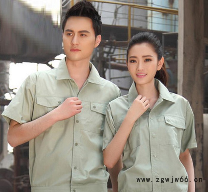 夏季电焊短袖工作服  高品质工作服  劳保服图2