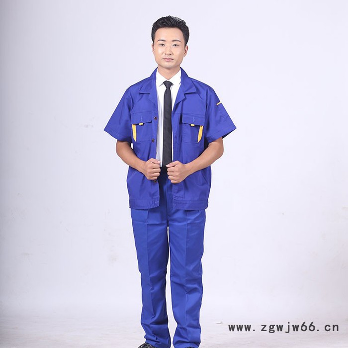 金东升服饰 夏季员工工作服 新款夏季工作服定制 工衣批发 夏季工作服专业批发图3