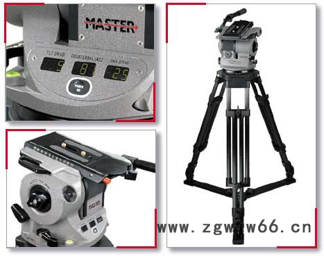 加通尼三脚架/液压云台/Cartoni摄像机三脚架图2