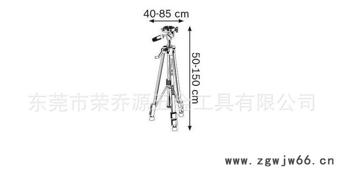 **德国博世BOSCH仪器附件铝合金多用三脚架 BS 1图2