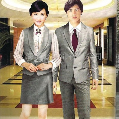 供应谨诚服饰酒店工作服制服 酒店工作服夏装 酒店工作服唐装 酒店工作服套装