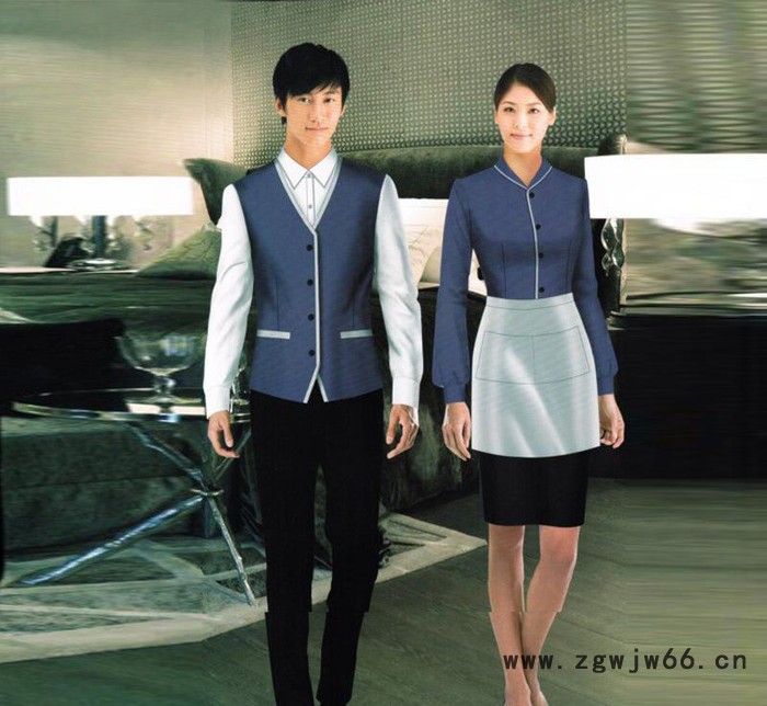桑拿服定制 酒店工作服定做 来图来样设计定做工作服图3