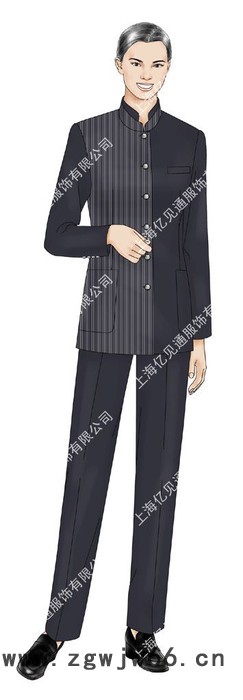 供应亿见通订做酒店工作服工作服图片