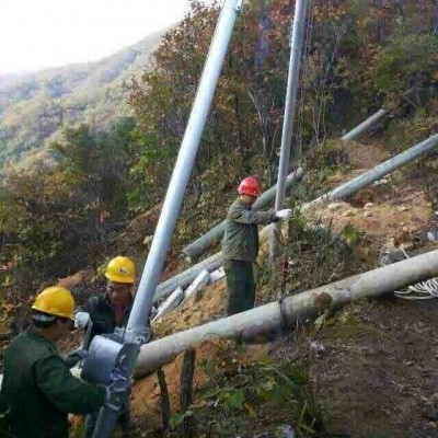 立杆器厂家规格参数 通讯杆铝合金立杆机 管式三脚架扶杆器