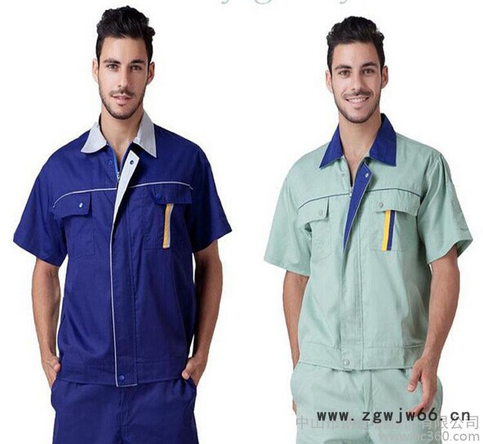 秋冬新款工装 直销定做JA-836涤棉劳保工作服 汽修工作服图3