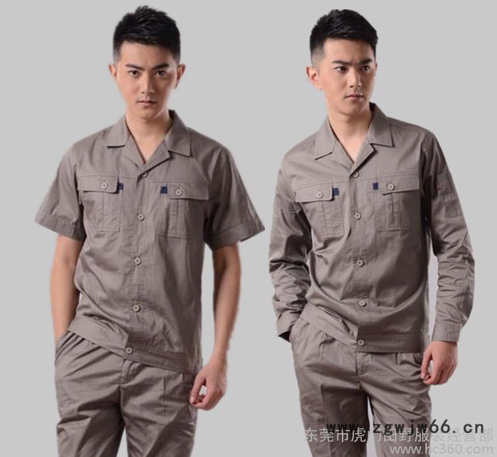 直销 夏季工作服套装 短袖工装 汽修劳保工作服 厂服工衣定制图3