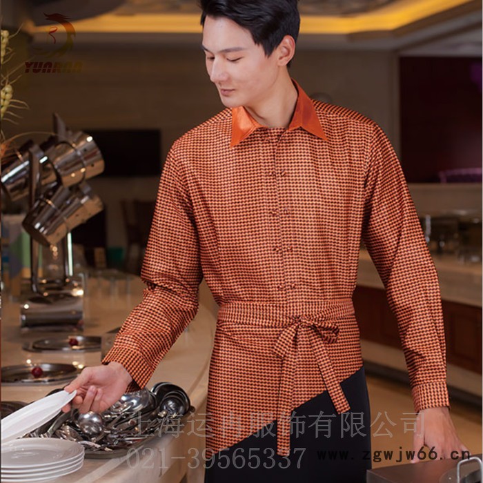 轩航酒店服供应 餐饮工作服饭店服务员经理领班制服酒店工作服定做图3