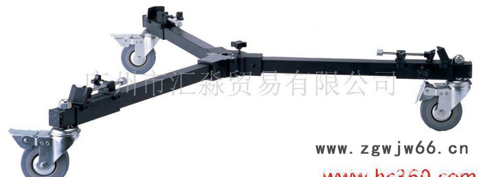 三脚架脚轮,脚轮,wako脚轮,WAKO专业摄像三脚架脚轮滑轮车 （和高图3