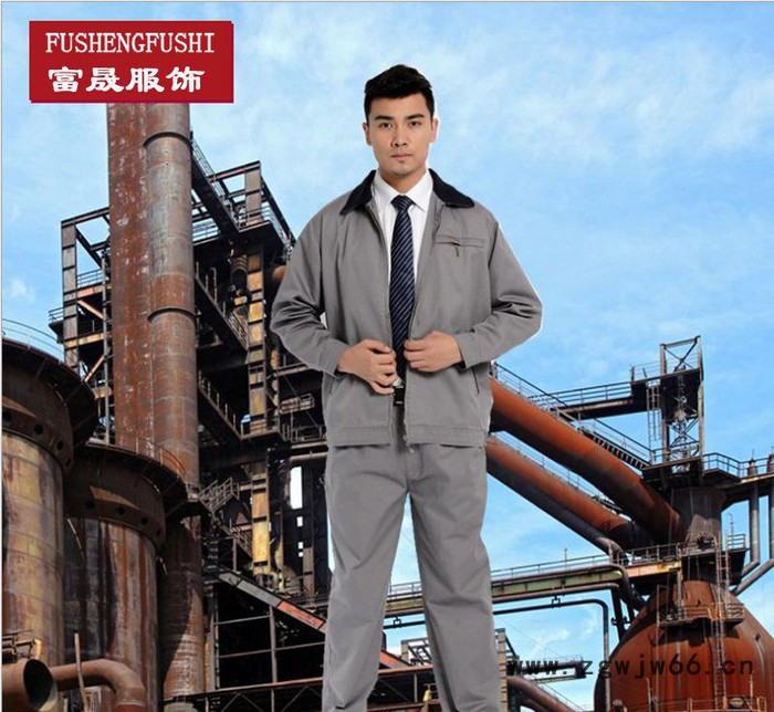 现货工作服 新款全棉厚型帆布 秋冬长袖工作服套装劳保服定做图3