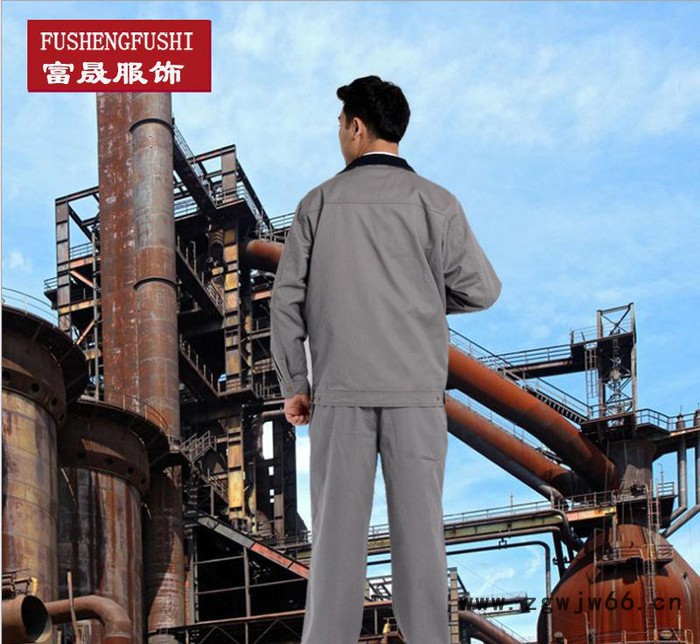 现货工作服 新款全棉厚型帆布 秋冬长袖工作服套装劳保服定做图2