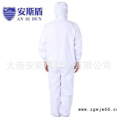 2015新款工作服套装 男女款白色食品工作服 食品厂加工生产