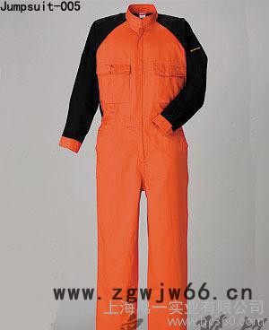 文化衫 广告衫上海工作服 职业服 厂服全棉连体工作服图2