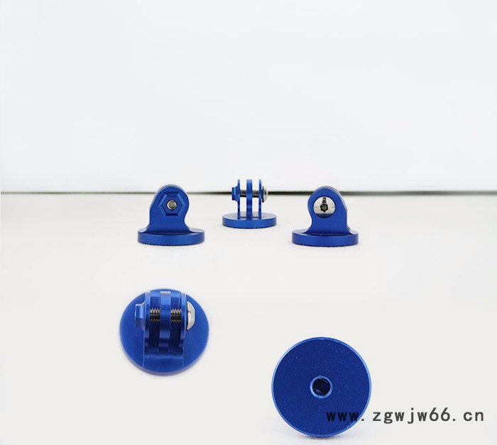 GOPRO配件高品质铜螺母连接三脚架座自拍杆黑色转接头图7