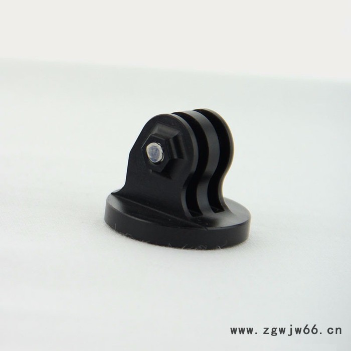 GOPRO配件高品质铜螺母连接三脚架座自拍杆黑色转接头图2