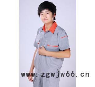 2014新款 工厂工作服 短袖劳保服 工作服订做 夏季工装特图2