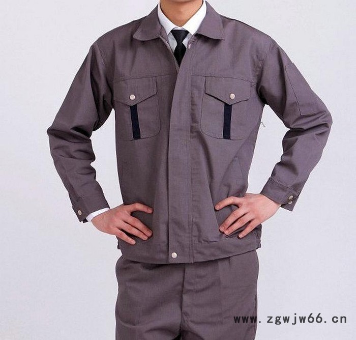 2015夏季新款工作服定制 车间员工 工装 汽修服 校服定做工作服图3