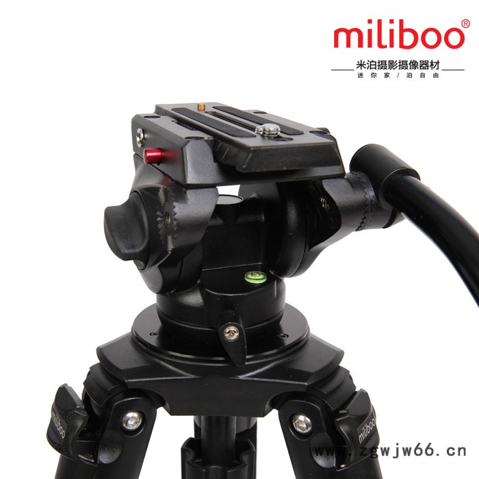 米泊miliboo铁塔MTT701A专业摄像机微电影三脚架液压阻尼云台