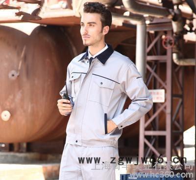 长袖工作服套装 电焊工作服 汽修工程服 劳保服图3