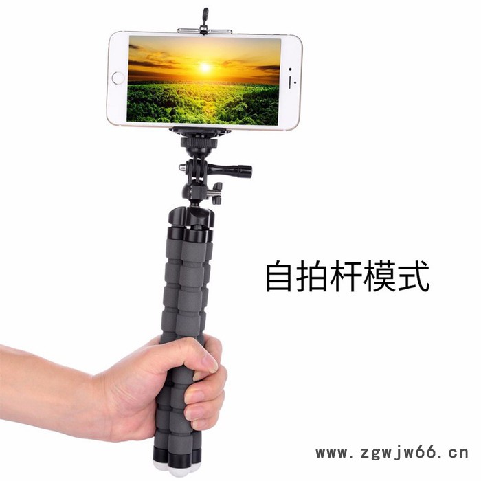 劲捷KT-600S**大号海绵章鱼八爪鱼三脚架 单反相机手机三脚架跨境**图5