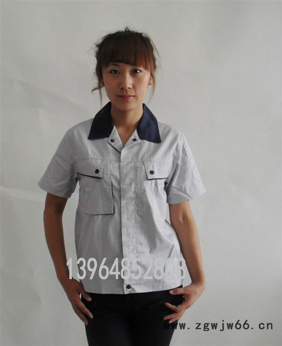 青青服装厂家 定做夏季**吸汗透气工作服 春秋工作服 劳保服 制服 其他套装 工作服定做图3