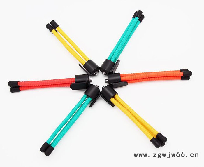 ** 彩色软管三角架 迷你三脚架  小型相机手机专用三脚架图2