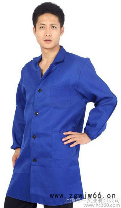 蓝大褂 工作服劳保服 定做 特厚制服呢材质 搬运工作服图2