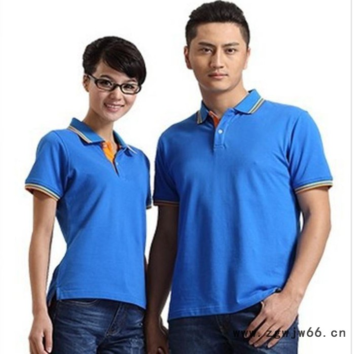 全棉翻领POLO衫 班服团体制服 公司工作服 POLO制服工作服定做图2